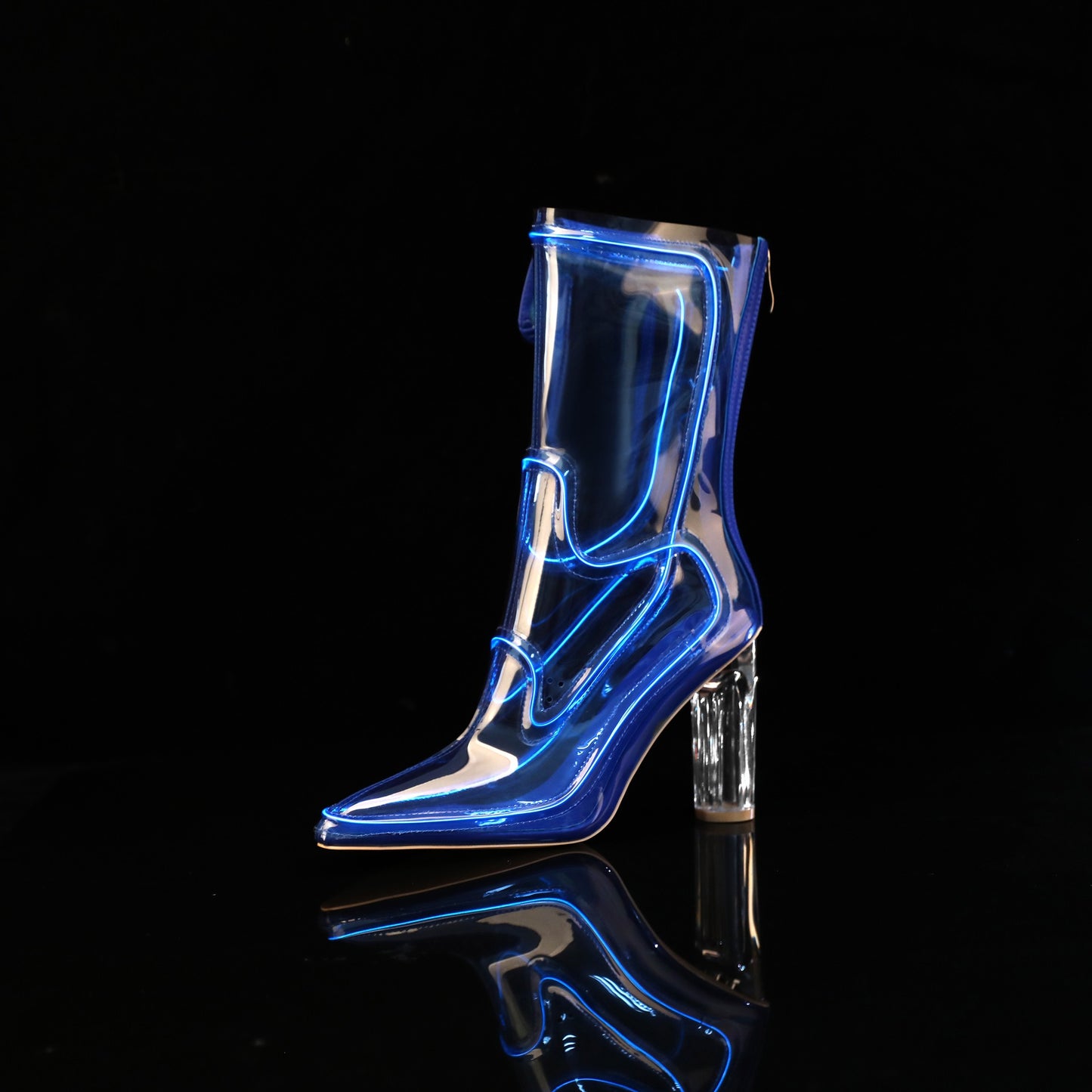 Illuminated Transparent Party Boots