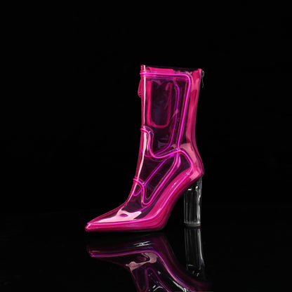 Illuminated Transparent Party Boots