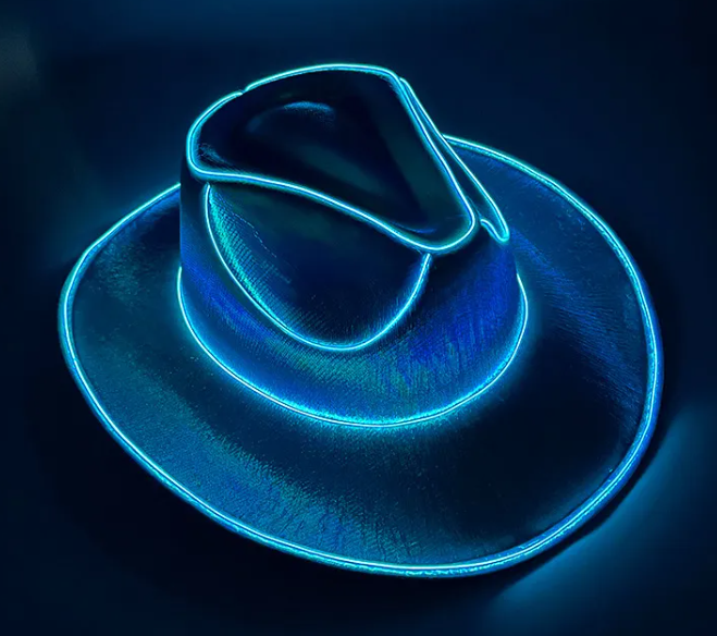 Wireless LED Colorful Party Cowboy Hat