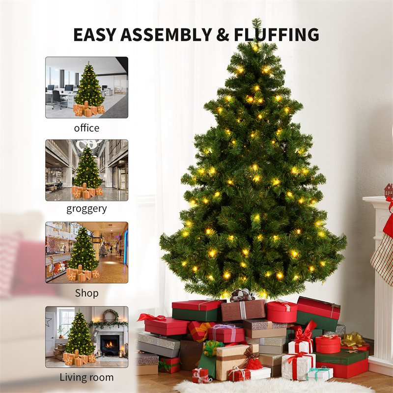 Christmas Tree PVC Artificial Green