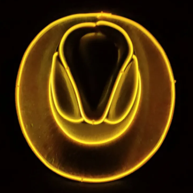 Wireless LED Colorful Party Cowboy Hat