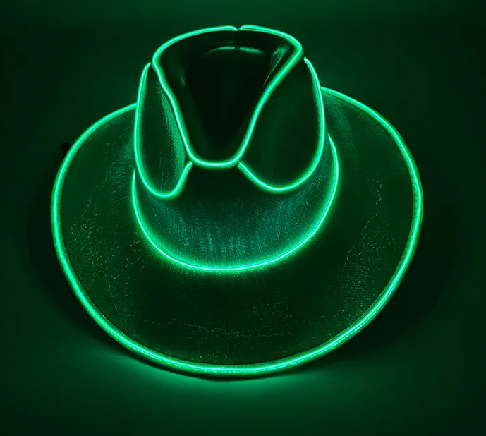Wireless LED Colorful Party Cowboy Hat