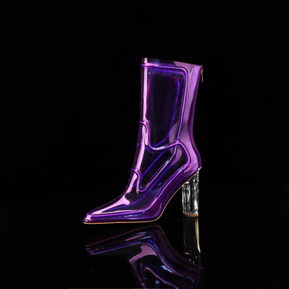 Illuminated Transparent Party Boots