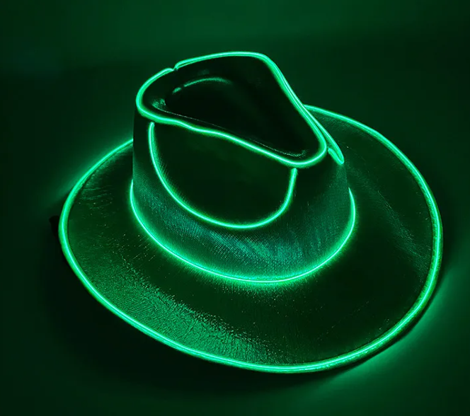 Wireless LED Colorful Party Cowboy Hat