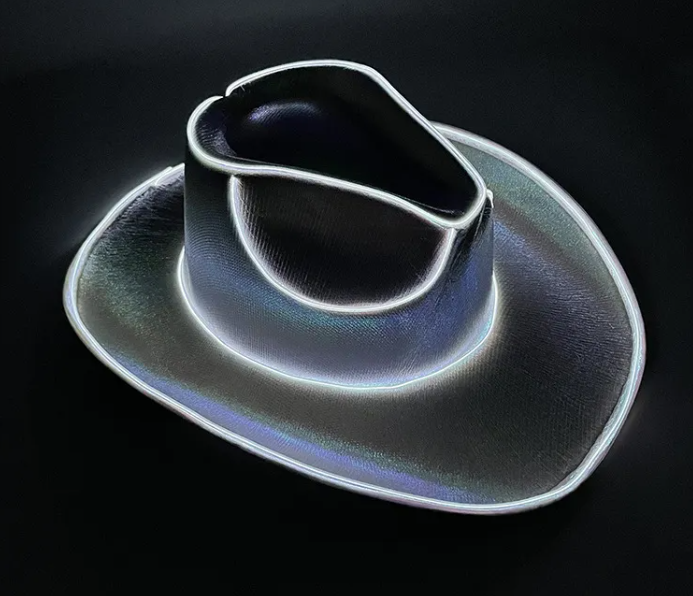 Wireless LED Colorful Party Cowboy Hat