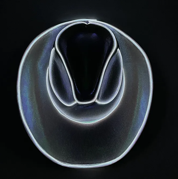 Wireless LED Colorful Party Cowboy Hat